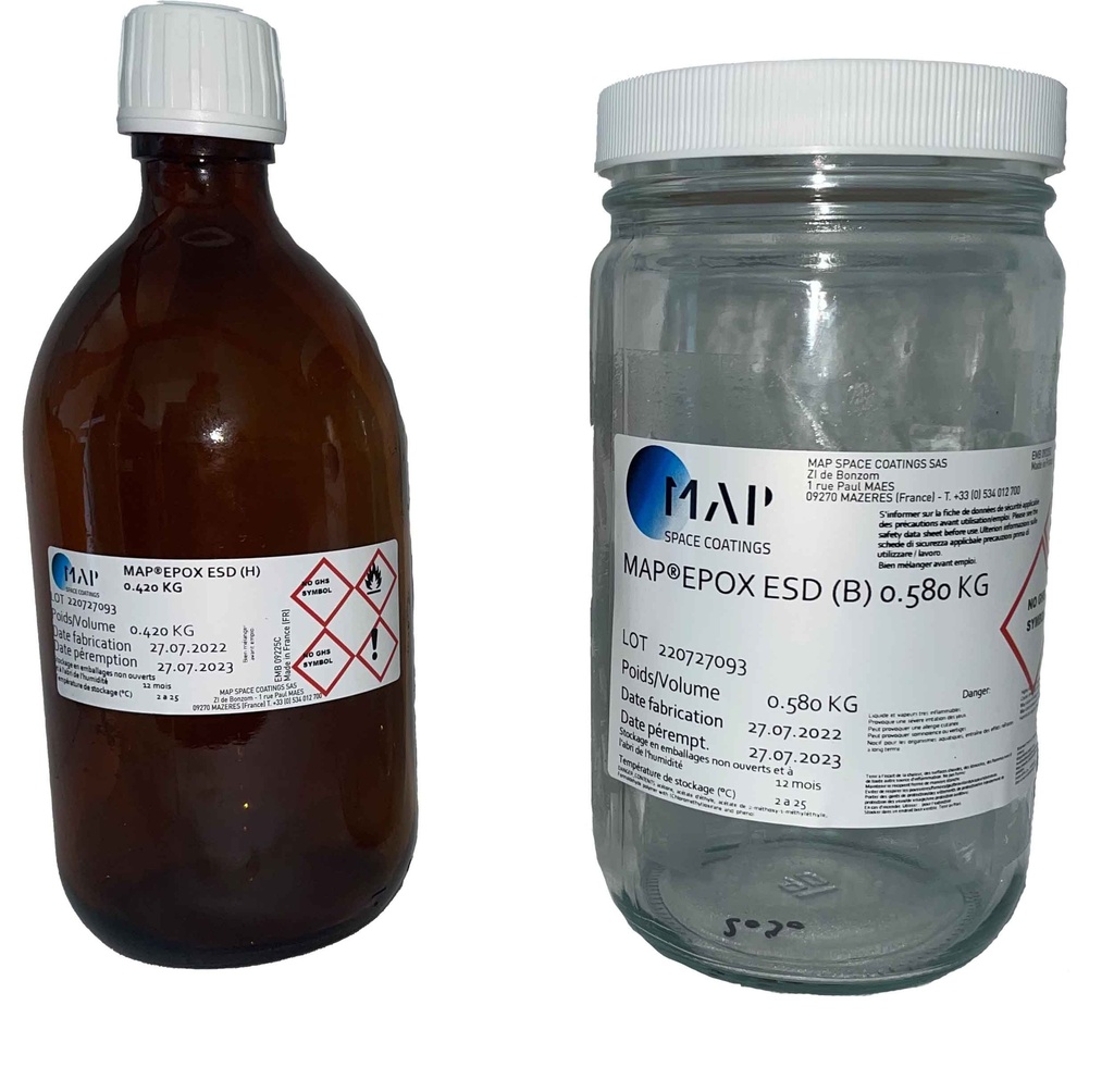 MAP® EPOX BLACK ESD (K) - 1.000 KG